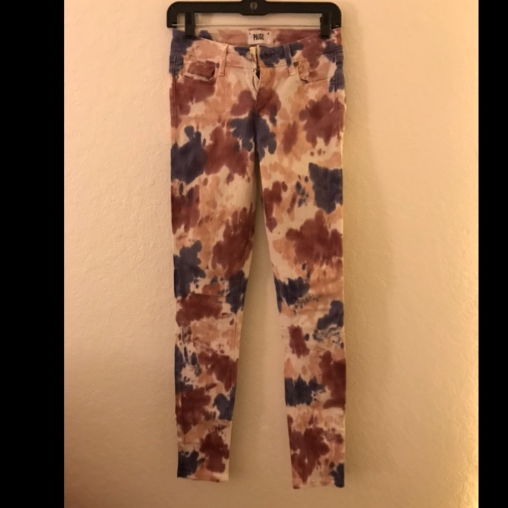 Tie-dye Denim Pants